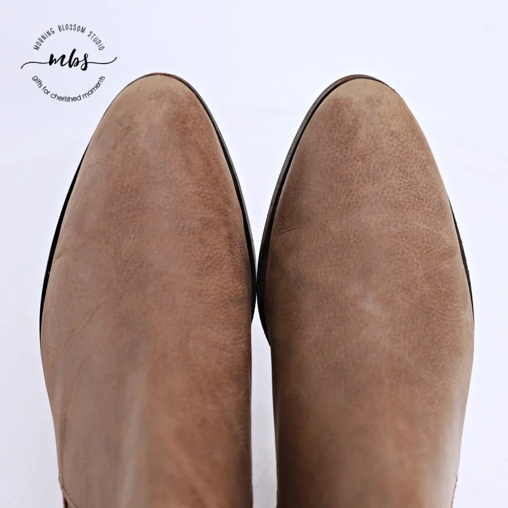 Aquatalia‎ Fionna Sport Leather Bootie Brown Women 6.5